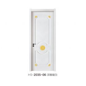 木門折頁HS-2035-06暖白浮雕